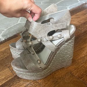 Balenciaga platform wedges. Size 37